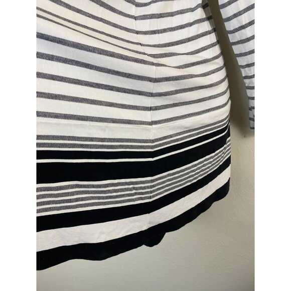 J. Jill Wearever Collection Women Striped Open Front Cardigan Sweater Plus Sz 1X - Picture 11 of 16